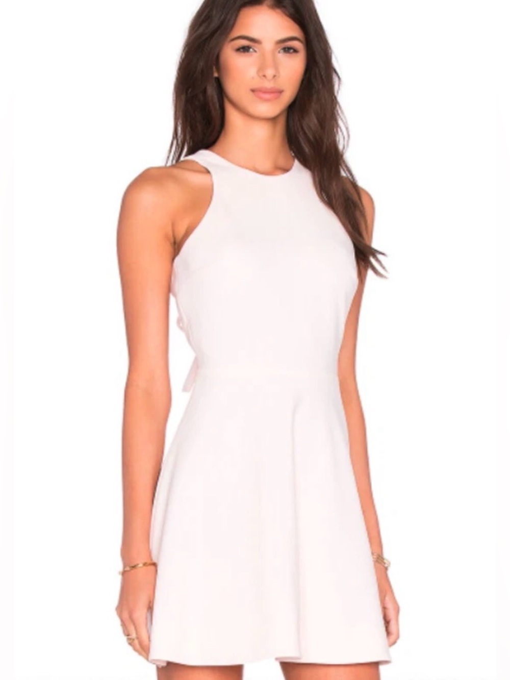 Elizabeth and James Britt Blush Pink Open Back Dress Size 8
